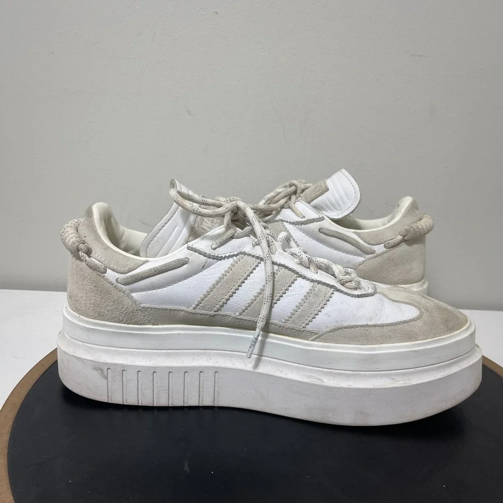 Adidas Ivy Park Super Super Sleek Women 10.5 Platform White Off White Streetwear